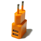 Carregador Usb 2 Portas 5v 2.4a Multilaser | Cb095-laranja